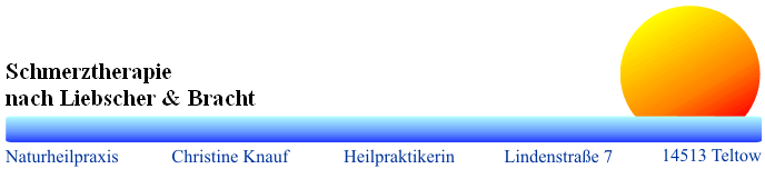Schmerztherapie 
 nach Liebscher & Bracht